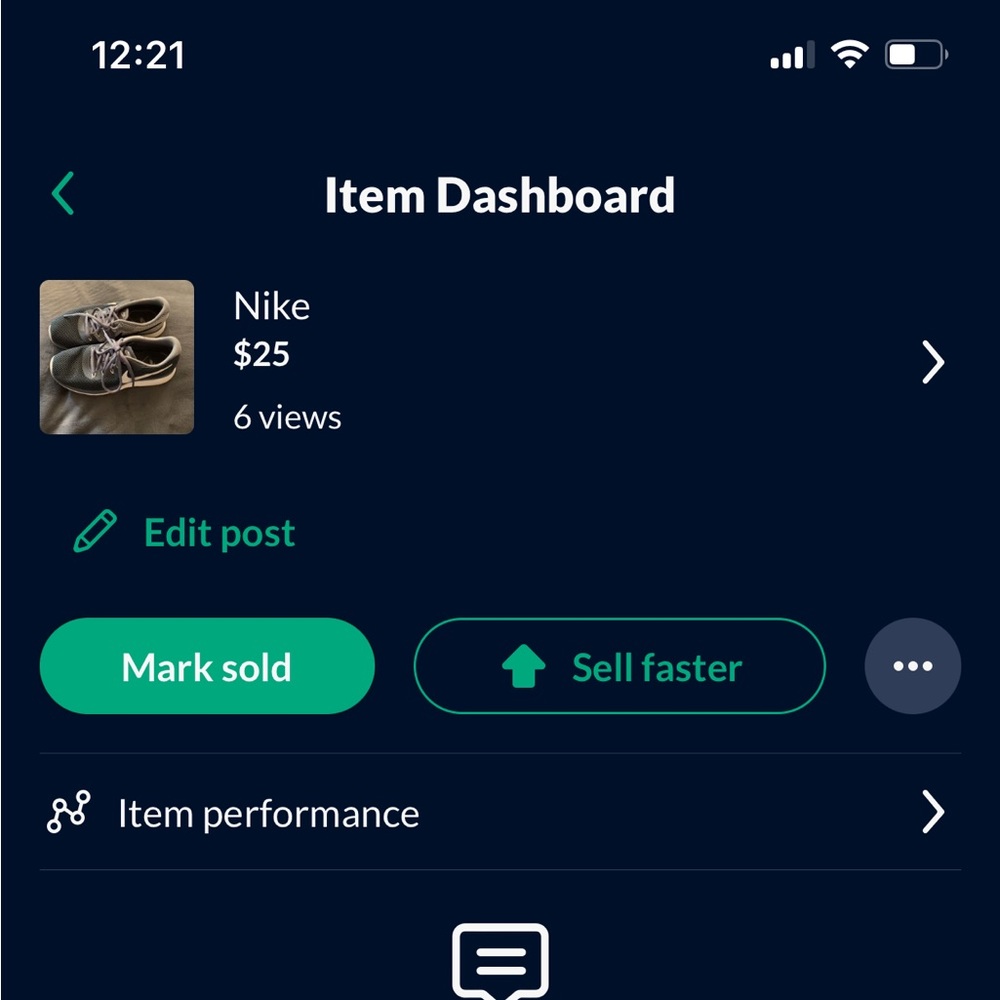 Comfy Nike running shoes, wore a couple of tims